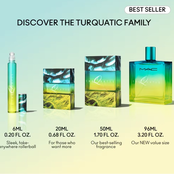 🧚🏽‍♀️ TURQUATIC ROLLERBALL a MAC FRAGRANCE. 6 ML / 0.20 US FL OZ RETAIL $26. - Picture 4 of 4
